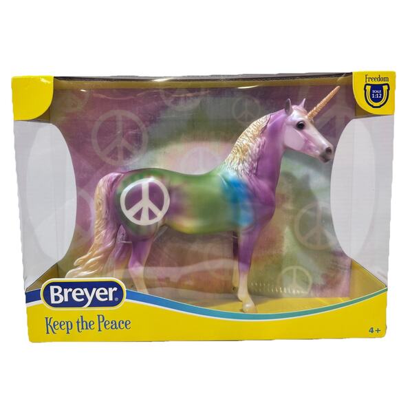 Breyer Other - Breyer Freedom Series Keep The Peace Unicorn Scale 1:12 Ages 4+